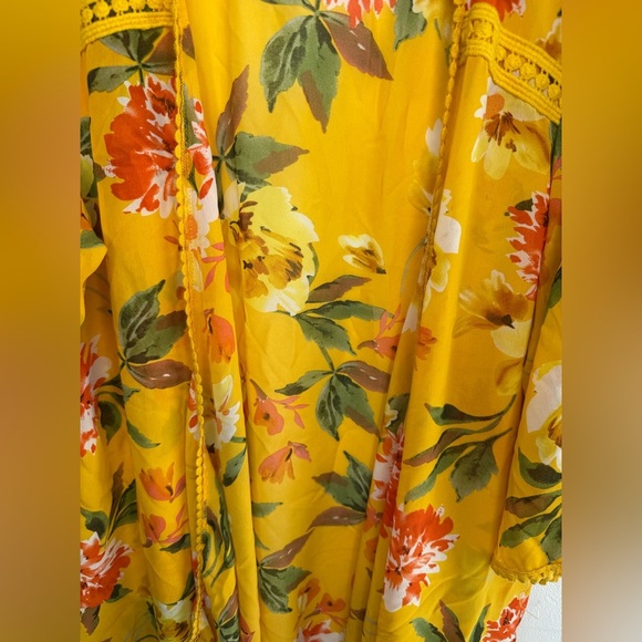 Emory Park Crochet Kimono Coverup / Size L - Picture 3 of 4